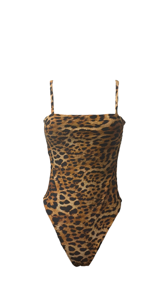 STRAPPED LEOPARD ONE PIECE